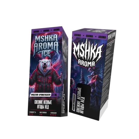 Ароматизатор MSHK AROMA ICE - Свежие лесные ягоды лёд 13 мл
