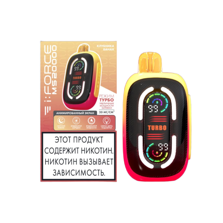 Одноразовая ЭС i:FORCE MS20000 - Клубника Банан (м)