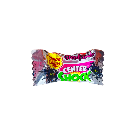 Chupa chups Center Shock Monster (Жев.резинка Шок Монстр) 4гр (100шт в уп) Турция