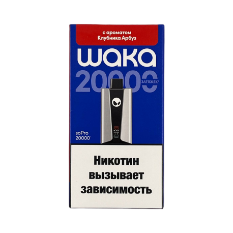 Одноразовая ЭС WAKA-soPro 20000 - Клубника Арбуз (м)   НОВИНКА 05 2026