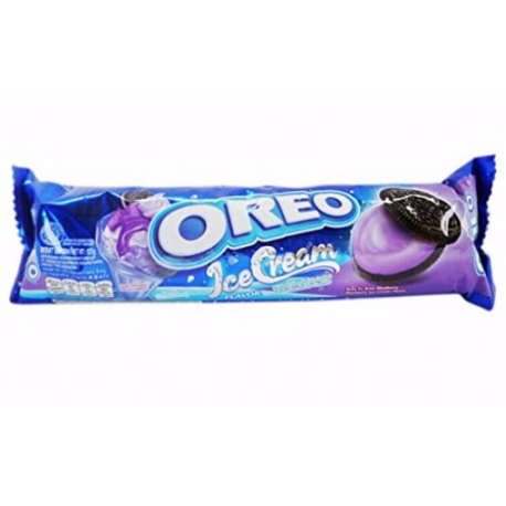 Печенье Oreo Ice Cream Blueberry (Орео Черничное мороженое) 105г (24шт в уп) Индонезия