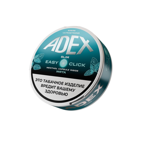 Жевательный табак ADEX - МЯТА изи клик слим   НОВИНКА 06 2025