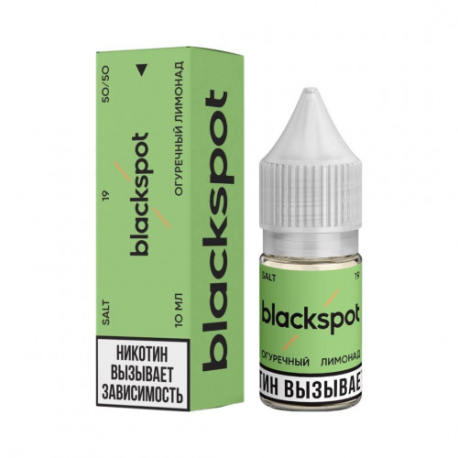 Жидкость BLACKSPOT SALT - Огуречный лимонад 10 мл 19 мг  МАРКИРОВКА НОВИНКА 11 2023