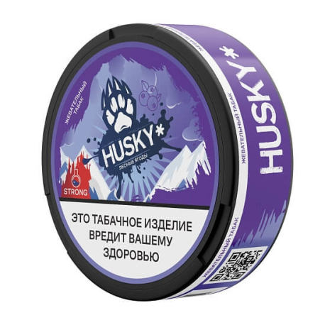 Жевательный табак HUSKY STRONG SLIM - WILDBERRY 10 гр Nicton  НОВИНКА 11 2024