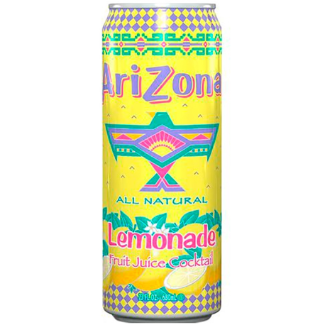 Arizona Fruit Juice Cockatail Lemonade - Аризона  Лимонад 650мл (24шт в уп) США