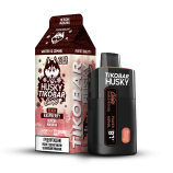 Одноразовая электронная сигарета Tikobar HUSKY Сибирь 12.000 - Peach raspberry (Персик малина) (20мг)