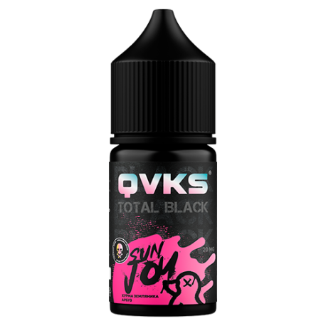 Ароматизатор QVKS TOTAL BLACK KONSTRUKT - Хурма Земляника Арбуз