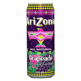 Сокосодержащий напиток AriZona Grapeade Fruit Juice Cocktail 650 мл (24 шт. в упаковке) 