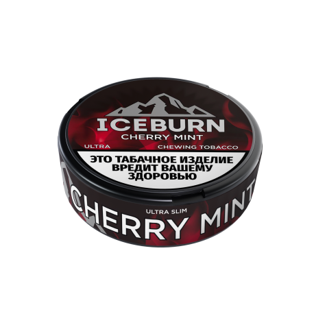 Жевательный табак Iceburn MINI - Cherry mint (Вишня мята) Ultra Slim 6 г  НОВИНКА 09 2025