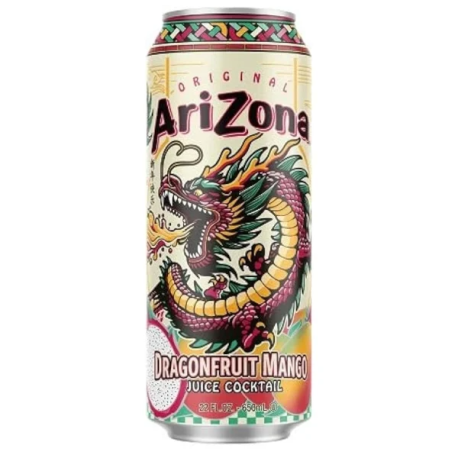 ARIZONA FRUIT JUICE COCKTAIL - Dragonfruit Mango 650мл (24шт в уп)