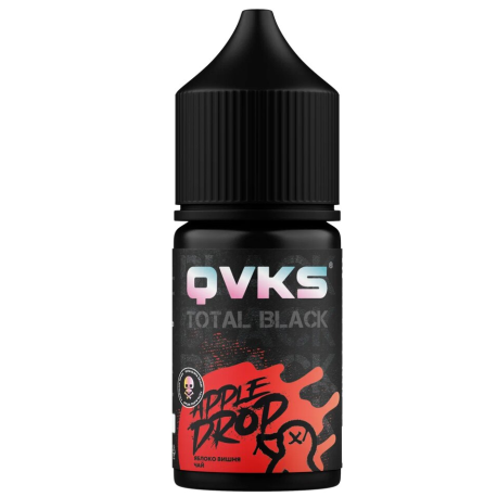 Ароматизатор QVKS TOTAL BLACK KONSTRUKT - Яблоко Вишня Чай