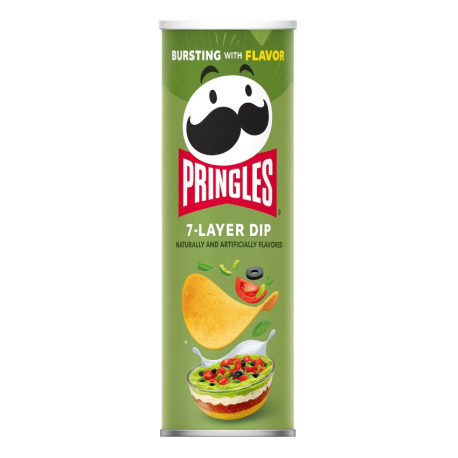 Чипсы Pringles - 7-Layer Dip 158г (14шт в уп) USA