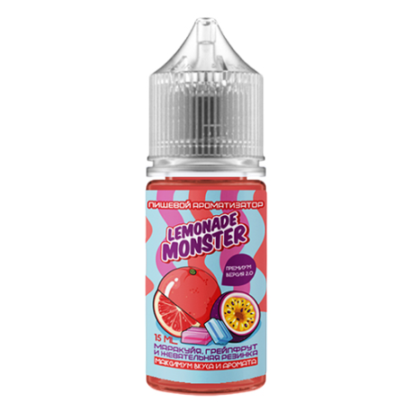 Ароматизатор Lemonade Monster Premium 2.0 - Passionfruit Grapefruit Bubblegum 15мл  НОВИНКА 05 2026 