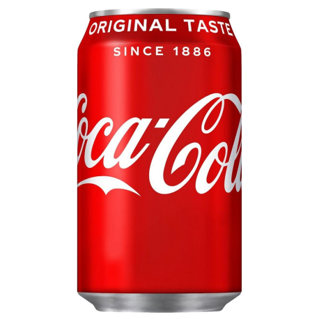 Газированный напиток Coca-Cola Original Классик толстая банка 330мл (24шт в уп) Германия