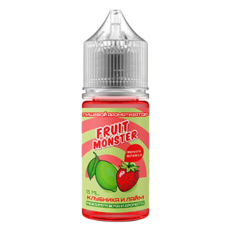 Ароматизатор Fruit Monster Premium 2.0 - Strawberry Lime 15мл   НОВИНКА 05 2026