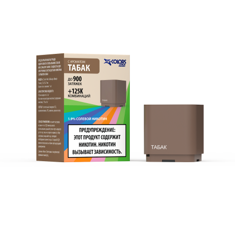 Картридж ZCOLORS MINI - Табак 2 мл   НОВИНКА 05 2025