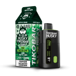Одноразовая электронная сигарета Tikobar HUSKY Сибирь 12.000 - Kiwi cactus lime (Киви кактус лайм) (20мг)