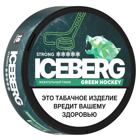 Жевательный табак ICEBERG ГРИН ХОККЕЙ - Освежающий