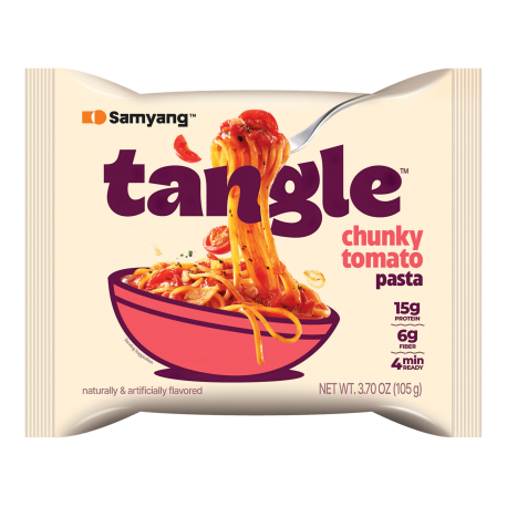 Паста TANGLE с густым томатным соусом 105г (6шт в уп) Корея