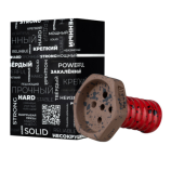 Чаша для кальяна BRUSKo x TELAMON BOLT Красная