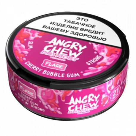 Жевательный табак BRUSKO - ANGRY CHEW Cherry bubble gum STRONG