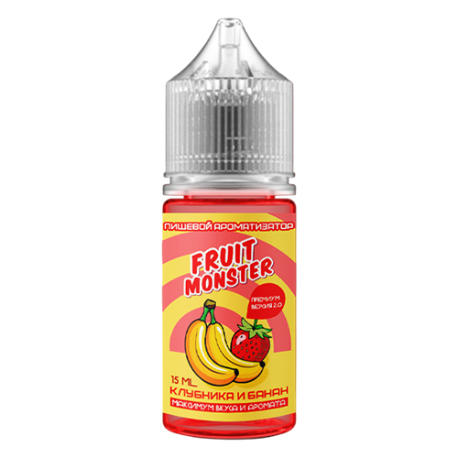 Ароматизатор Fruit Monster Premium 2.0 - Strawberry Banana 15мл   НОВИНКА 05 2026