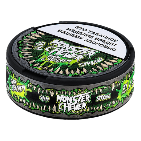 Жевательный табак BRUSKO MONSTER CHEWER - Киви с яблоком 9 гр