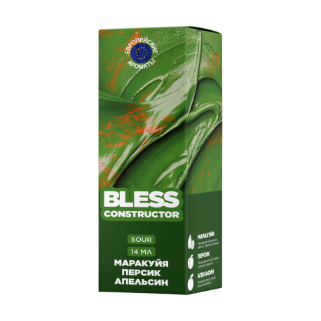 Ароматизатор BLESS SOUR - Маракуйя Персик Апельсин 14 мл     НОВИНКА 08 2026