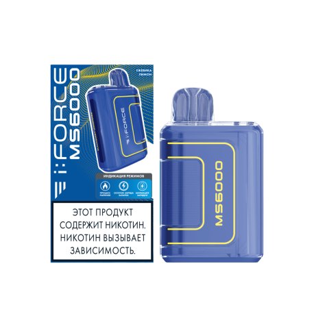 Одноразовая ЭС i:FORCE MS6000 - Ежевика Лимон (м)