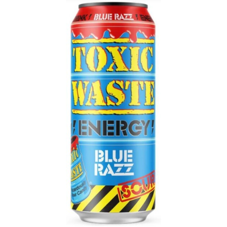 Toxic Waste Energy Sour Blue Razz (Токсик Вейст Энерджи Кислая Голубика и Малина) 500мл (12 шт в упа