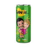 Газированный напиток LOVE IS Яблоко и Лимон 330 мл (12 шт. в упаковке)