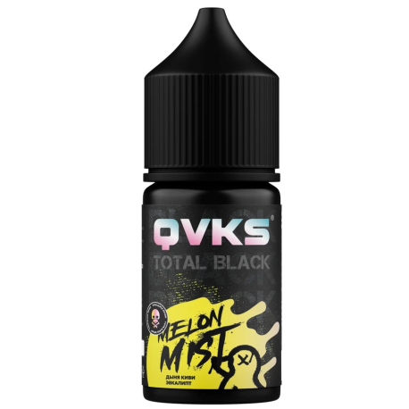 Ароматизатор QVKS TOTAL BLACK KONSTRUKT - Дыня Киви Эвкалипт