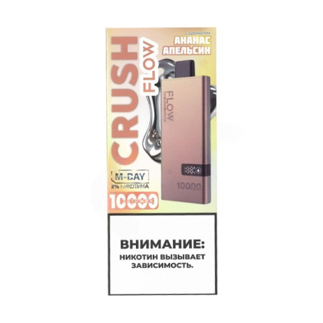Одноразовая ЭС FLOW M-BAY 10 000 - Ананас Апельсин (м)   НОВИНКА 09 2025