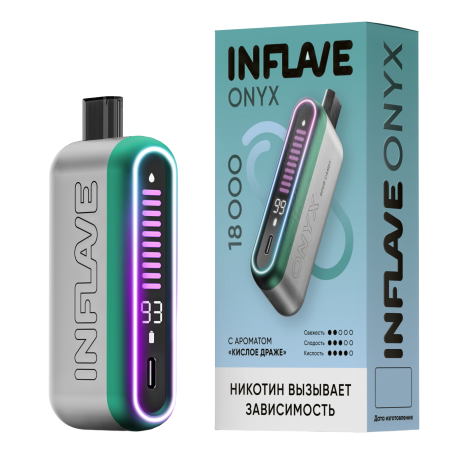 Одноразовая ЭС INFLAVE ONYX - Кислое драже (м)