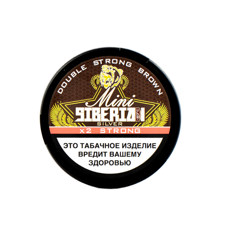 Жевательный табак SIBERIA SILVER - Brown 20 паучей
