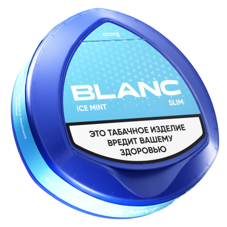 Жевательный табак BLANC by inflave - STRONG SLIM Ice Mint 12 гр 20 паучей