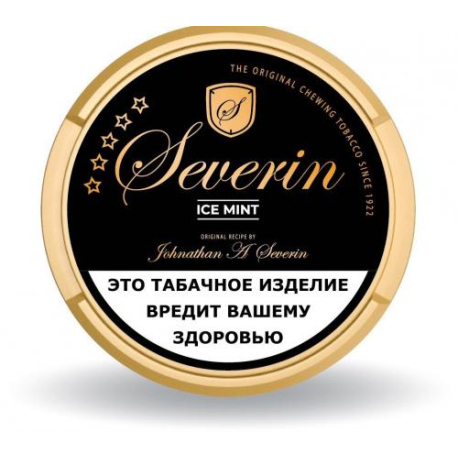 Жевательный табак JOHNATHAN A SEVERIN - ICE MINT 10 гр НОВИНКА 05 2024