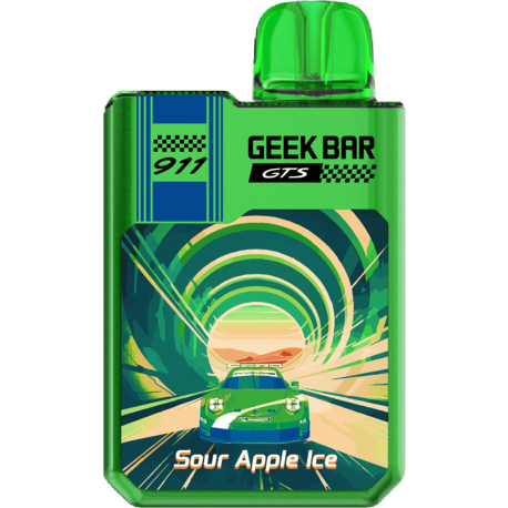 Одноразовая ЭС GEEKBAR 911 - Кислое Яблоко Лёд (м)