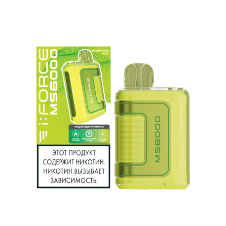 Одноразовая ЭС i:FORCE MS6000 - Тропический Микс (м)