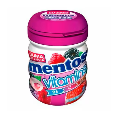 Mentos Vitamin Berry (Ментос Жев. резинка Ягоды) 50гр (6шт в уп) ПОЛЬША