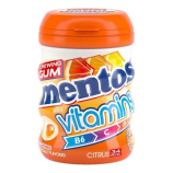 Жевательная резинка Mentos Vitamin Citrus 50 гр (6 шт. в упаковке)