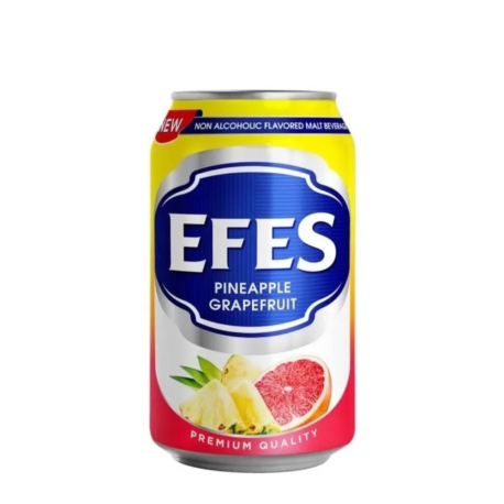 Напиток газированный EFES Ананас и грейпфрут 330мл жб (12шт в уп) Иран