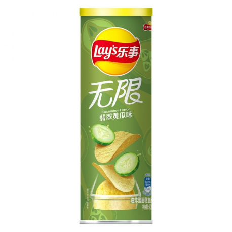 Чипсы Lay's Stax Cucumber (Лейс Огурец) 90гр
