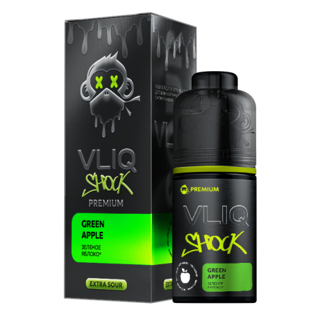 Ароматизатор forVLIQ Shock PREMIUM - Зеленое яблоко 12мл    НОВИНКА 04 2026