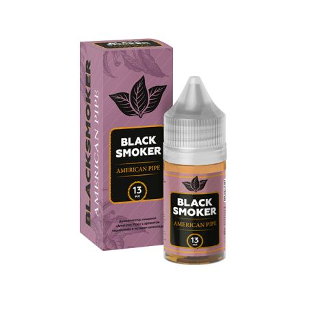 Ароматизатор Black Smoker TOBACCO - AMERICAN PIPE (с ароматом чернослива и нотками шоколада) 13мл
