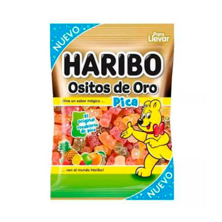 Мармелад Haribo Ositos De Oro Pica (Мармелад Харибо Мишки Кислые) 100г (18шт в уп) 