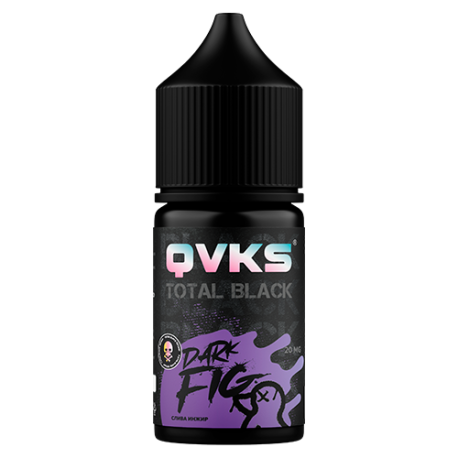Ароматизатор QVKS TOTAL BLACK KONSTRUKT - Слива Инжир