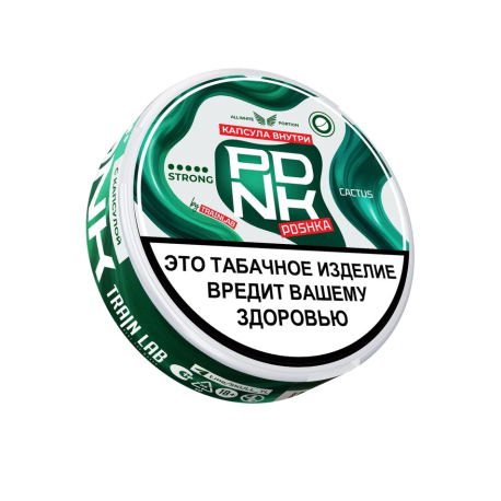 Жевательный табак PDNK BLAST TRAINLAB HARD SLIM - CACTUS (с кнопкой) 8гр 19 паучей   НОВИНКА 12 2025