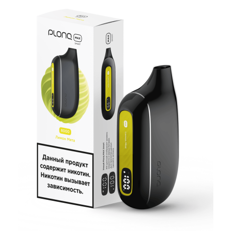 Одноразовая ЭС PLONQ MAX SMART - Лимон-мята (м)