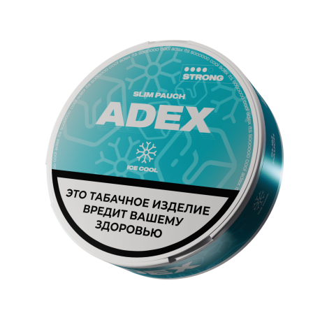 Жевательный табак ADEX - АЙС КУЛ стронг СЛИМ   НОВИНКА 12 2024